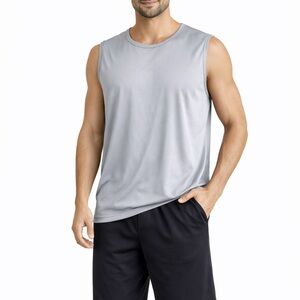 NWT UPF 50 Men's Classic Gray Tank Top